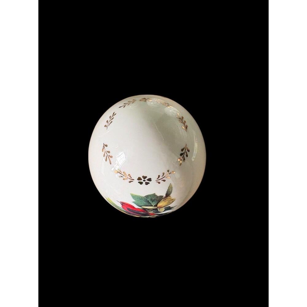 Danbury Mint Roger Tory Peterson Porcelain Songbird Egg Scarlet Tanager 1995 - Picture 3 of 6